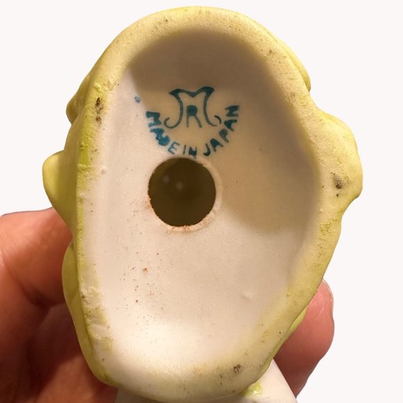 Blue Bird Floral Salt Shaker Made in Japan Sculpture Blue Pink Green Yellow - Picture 8 of 15